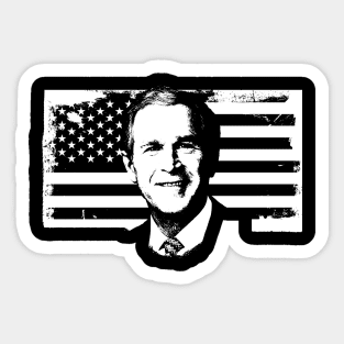 George W. Bush Portrait Sticker